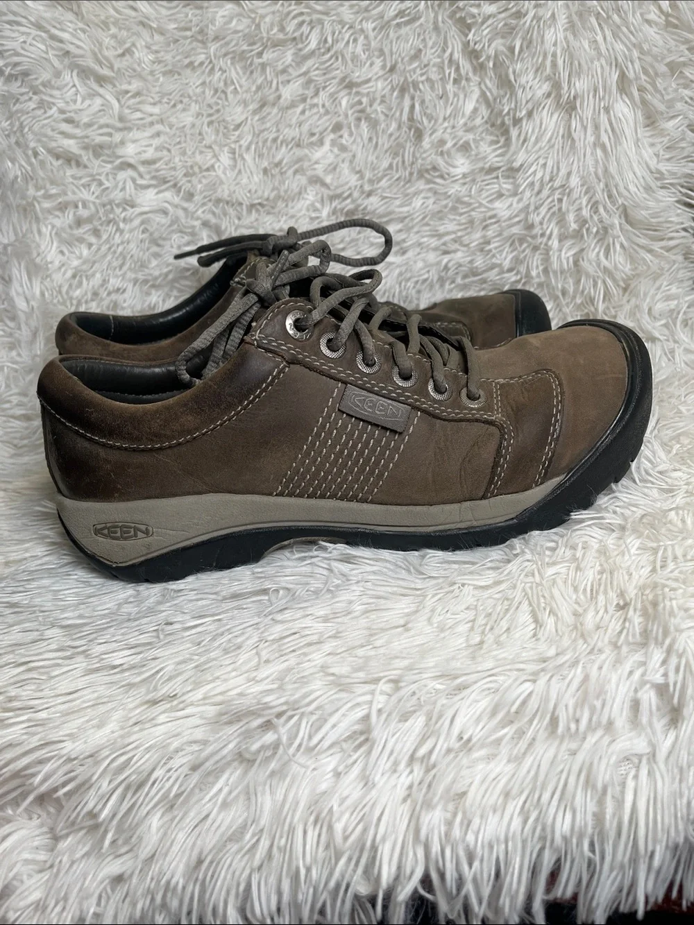 Keen Brown and Black Men's Casual Slip-On Sneakers